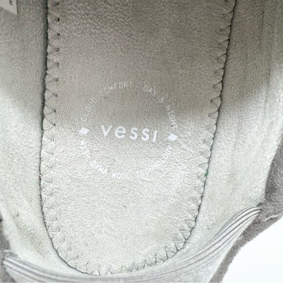 Vessi Women's Sunday Slippers 100% Waterproof Wool Slate Grey Size 7 Loungewear - Picture 12 of 12